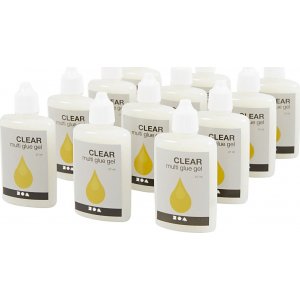 Klares Multi-Kleber-Gel - 12 x 27 ml Klares Multi-Kleber-Gel - 12 x 27 ml