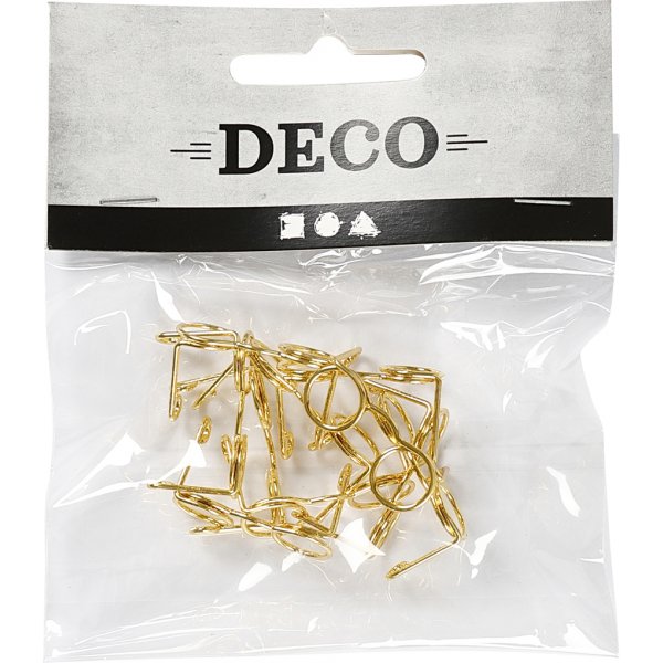 Glser - Gold - 25 mm - 10 Stk