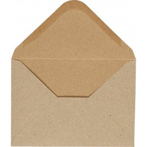 Umschlag - Natur - 11,5 x 16 cm - 10 Stk Umschlag - Natur - 11,5 x 16 cm - 10 Stk