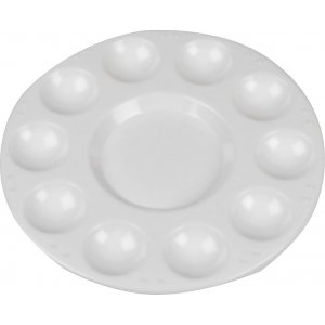 Palette - weiß - Ø17 cm - 10 Stk Palette - weiß - Ø17 cm - 10 Stk