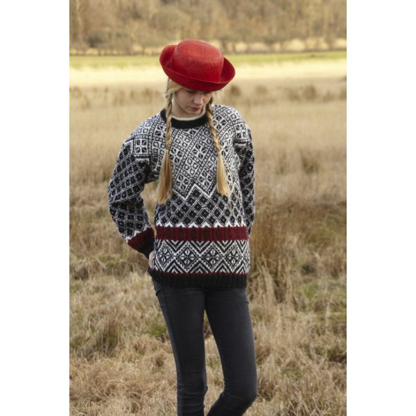 Strickanleitung - Gemusterter Herbstpullover