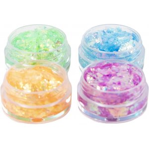 Glitzer-Ton, schillernde Farben 4x5 ml Glitzer-Ton, schillernde Farben 4x5 ml