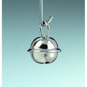 Kleine runde Glöckchen 9 mm - silberfarben 10er-Pack Kleine runde Glöckchen 9 mm - silberfarben 10er-Pack