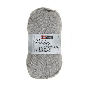 Wikingergarn Alpaca Storm 50g - Grau (513) Wikingergarn Alpaca Storm 50g - Grau (513)