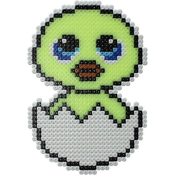 Perlenfliesen - Klar - Quadratisch, zusammensteckbar - 15x15 cm - 2 Stk