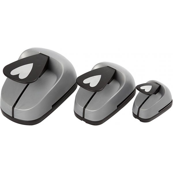 Schicht-auf-Schicht-Stanzer - Herzen - 3 Stk