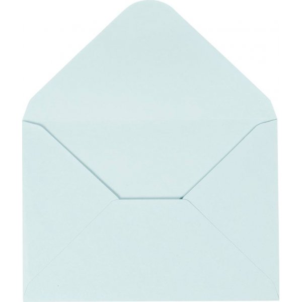 Umschlag - Hellblau - 11,5 x 16 cm - 10 Stk