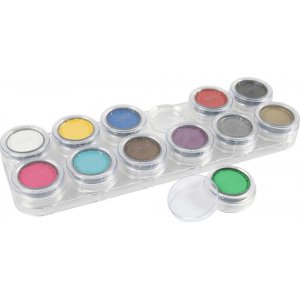 Grimas Gesichtsfarbe - Make-up-Palette - gemischte Farben - 5 ml Grimas Gesichtsfarbe - Make-up-Palette - gemischte Farben - 5 ml