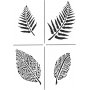 Schablone - Blatt - A4