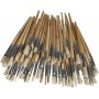 Nature Line Pinsel - Nr. 1+2+3+4+5+6+7+8+9+10 - flach, rund - 80 Stk