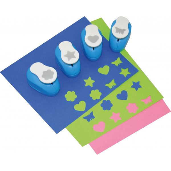 Stanzer mit verschiedenen Motiven - 4 Stk