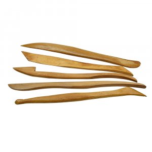 Modellierwerkzeug-Set Holz 20 cm - 5-teilig Modellierwerkzeug-Set Holz 20 cm - 5-teilig