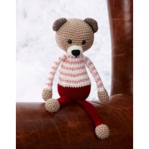 Häkelanleitung - Sitzender Teddybär Häkelanleitung - Sitzender Teddybär