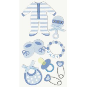 Aufklebermix - Baby - blau Aufklebermix - Baby - blau