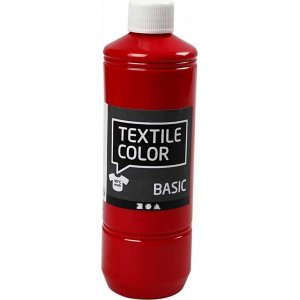 Textilfarbe Textilfarbe - Rot - 500 ml Textilfarbe Textilfarbe - Rot - 500 ml