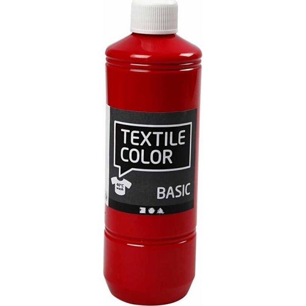 Textilfarbe Textilfarbe - Rot - 500 ml