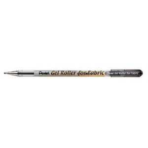Stoffstift Pentel Gelroller (1,0 mm) schwarz Stoffstift Pentel Gelroller (1,0 mm) schwarz