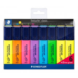 Textmarker Textsurfer Classic - 8 Stifte Textmarker Textsurfer Classic - 8 Stifte