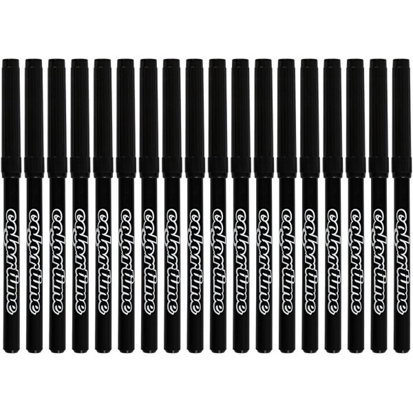Colortime Bleistifte - Schwarz - 2 mm - 18 Stk