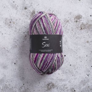 Sox 150g - Lila/Grau-Multi Sox 150g - Lila/Grau-Multi