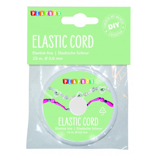 Elastische Kordel 0,6 mm - Transparent - Mehrere L�ngen!