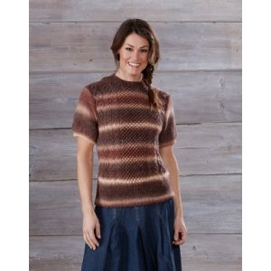 Strickanleitung - Kurzarmpullover mit Zöpfen Strickanleitung - Kurzarmpullover mit Zöpfen