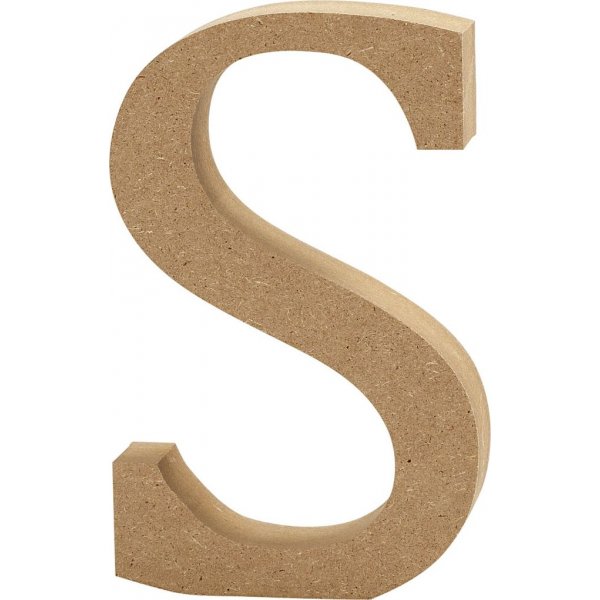 Buchstabe - 8 x 1,5 cm - S