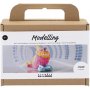 Mini-DIY-Modellbausatz, neonpink, Monster Freddy