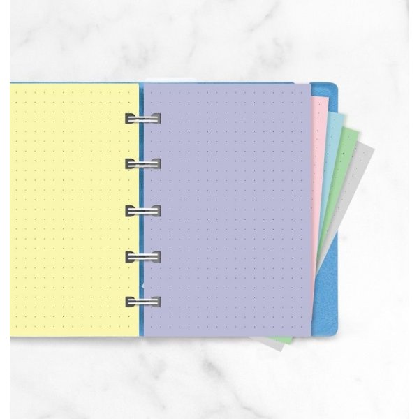 Nachfllpackung fr Filofax Notebook Pocket - Dotted Pastel