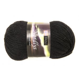Wikingergarn Nordlys 100g - Schwarz (903) Wikingergarn Nordlys 100g - Schwarz (903)
