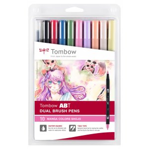 Tombow ABT Dual Brush Pen Manga Shojo 10er-Pack Tombow ABT Dual Brush Pen Manga Shojo 10er-Pack