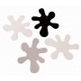 Transparente Blumen 10 Stk