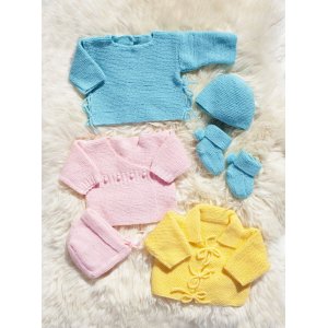 Strickanleitungen - Leicht gestrickte Babykleidung Strickanleitungen - Leicht gestrickte Babykleidung