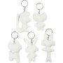 Textilfiguren mit Schlsselanhnger - 5 Stk