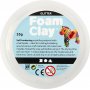 Foam Clay - wei - Glitzer - 35 g