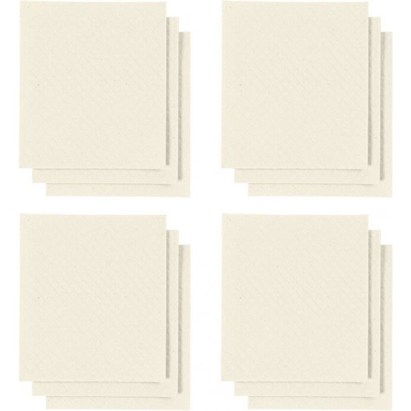 Geschirrtcher - gebrochenes Wei - 20 Stk