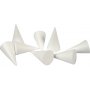 Styroporkegel - wei - 5,5 cm - 50 Stk