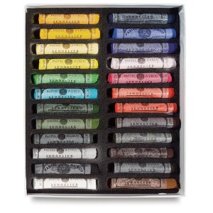 Weiche Pastell-Sennelier-Set mit 24 Buntstiften - Einführung Weiche Pastell-Sennelier-Set mit 24 Buntstiften - Einführung