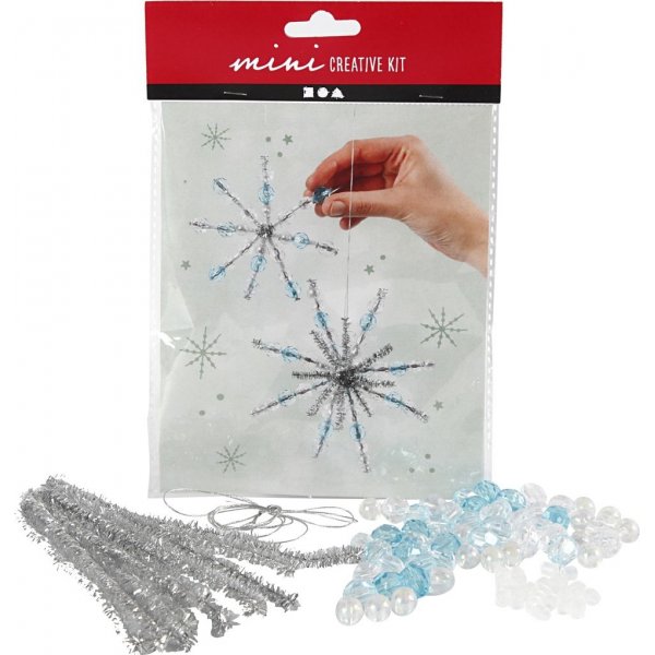 Mini-DIY-Kit - Eiskristalle/Schneeflocken