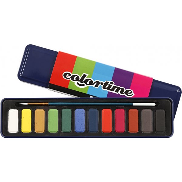 Aquarell-Set - Mischfarben - 12-tlg Aquarell-Set - Mischfarben - 12-tlg