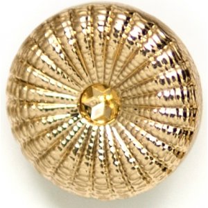 Knopf Rund 1-Loch 13 mm 7 Stück - Golden Knopf Rund 1-Loch 13 mm 7 Stück - Golden