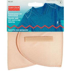 Schulterpolstereinlage mit Befestigungsvorrichtung Beige 2 Stk Schulterpolstereinlage mit Befestigungsvorrichtung Beige 2 Stk