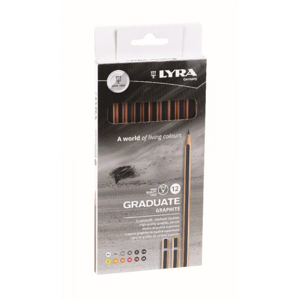 Graphitstifte Lyra Graduate - 12er-Pack