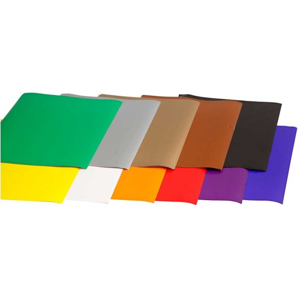 Glanzpapier - gemischte Farben - 11 x 25 Blatt