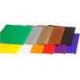 Glanzpapier - gemischte Farben - 11 x 25 Blatt