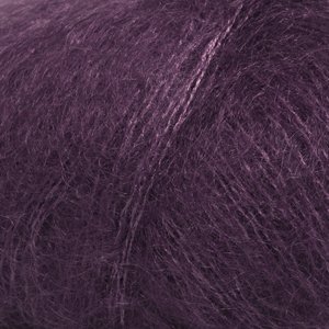 DROPS Kid-Silk Uni Color Garn - 25 g - Dunkelviolett (16) DROPS Kid-Silk Uni Color Garn - 25 g - Dunkelviolett (16)