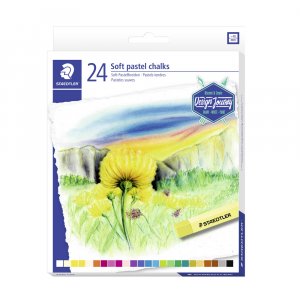 Weiche Pastellkreiden - 24 Buntstifte Weiche Pastellkreiden - 24 Buntstifte
