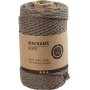 Makrameegarn - hellbraun - 4 mm - 55 m