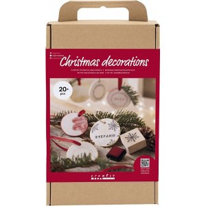 DIY-Set Weihnachtsdekorationen - selbsthärtender Ton DIY-Set Weihnachtsdekorationen - selbsthärtender Ton