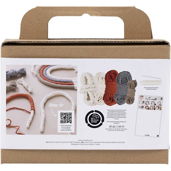 Mini DIY Kit Makramee - Regenbogen